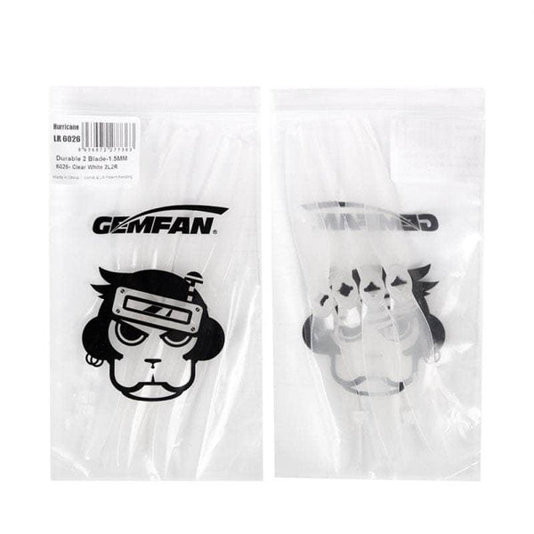 GEMFAN Prop Gemfan Hurricane LR 6026-2 Bi-Blade 6" Prop 4 Pack (5mm) - Choose Your Color