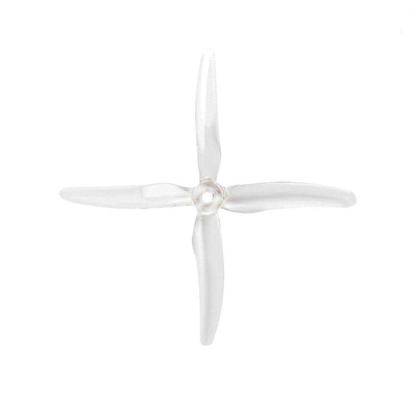 GEMFAN Prop Clear Gemfan Hurricane X 51455 Durable Quad-Blade 5" Prop 4 Pack - Choose Your Color
