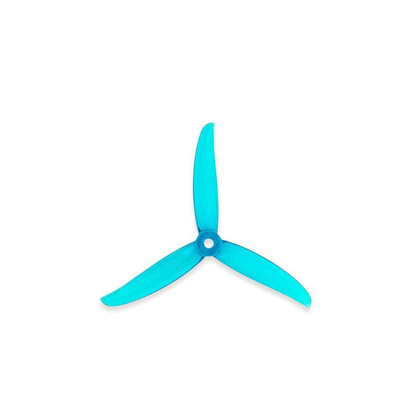 GEMFAN Prop Clear Blue Gemfan Vannystyle 5136 Tri-Blade 5" Prop 4 Pack - Choose Color