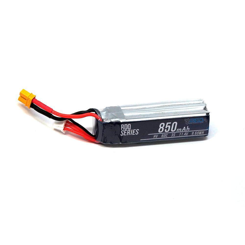 GNB Battery RDQ Series 11.4V 3S 850mAh 60C LiHV Whoop/Micro Battery (Long Type) - XT30