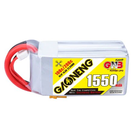 Gaoneng GNB 14.8V 4S 1550mAh 100C LiPo Battery - XT60
