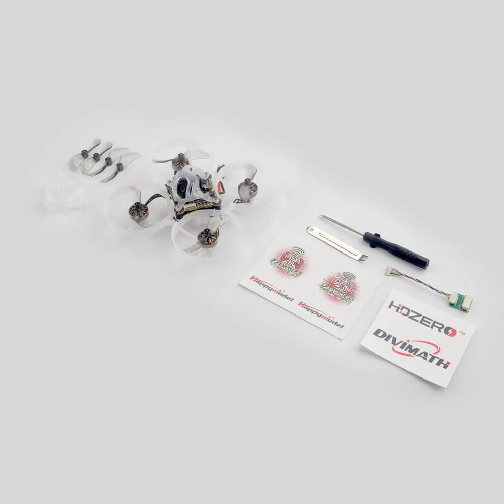 HAPPYMODEL Quad ELRS SPI HappyModel BNF Moblite7 V3 HDZERO 1S 75mm Whoop - Choose Your RX
