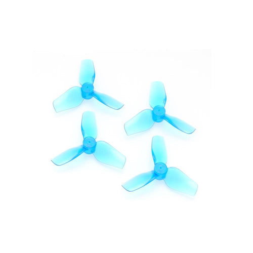 HQPROP Prop Blue HQ Prop 31MMX3 Tri-Blade 31mm Micro/Whoop Prop 4 Pack (1mm Shaft) - Choose Your Color