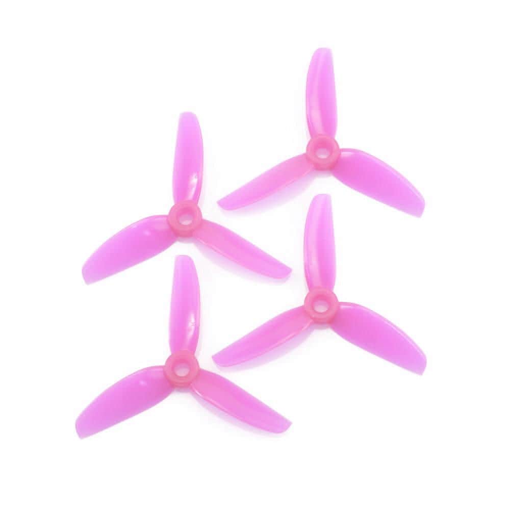 HQPROP Prop Pink HQ Prop 3x3x3 PC Durable Tri-Blade 3" Prop 4 Pack (5mm Shaft) - Choose Your Color