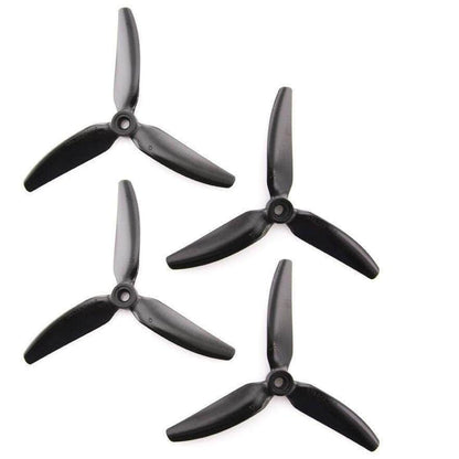 HQPROP Prop Black HQ Prop 5x4.3x3 V1S Tri-Blade 5" Prop 4 Pack - Choose Your Color