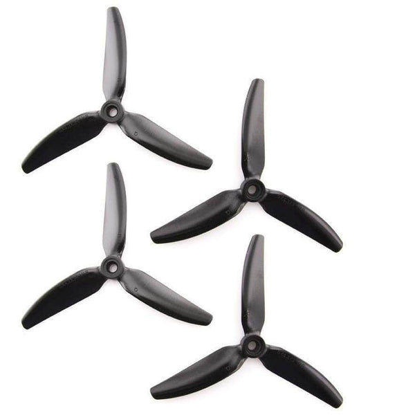 HQPROP Prop Black HQ Prop 5x4.3x3 V1S Tri-Blade 5" Prop 4 Pack - Choose Your Color