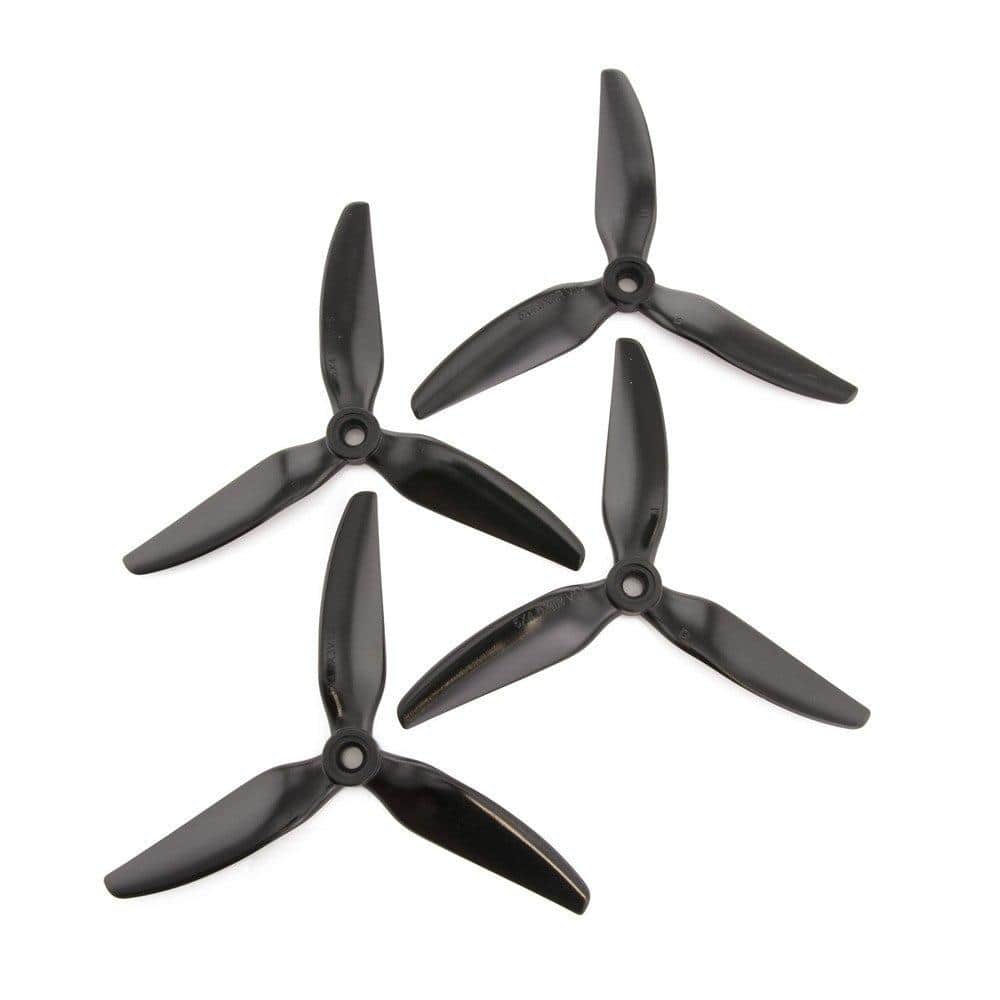 HQPROP Prop Black HQ Prop 5x4.5x3 V1S Tri-Blade 5" Prop 4 Pack - Choose Your Color