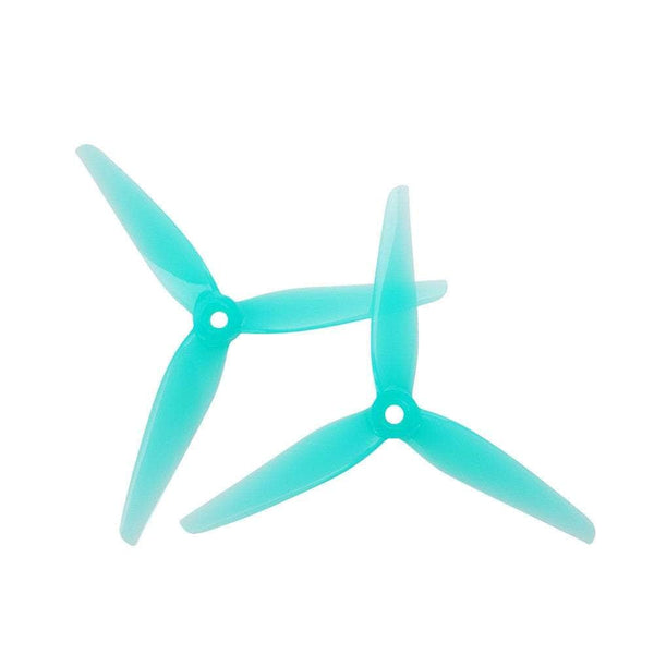 HQPROP Prop Blue HQ Prop R35 5.1x3.5x3 Tri-Blade 5" Prop 4 Pack - Choose Color