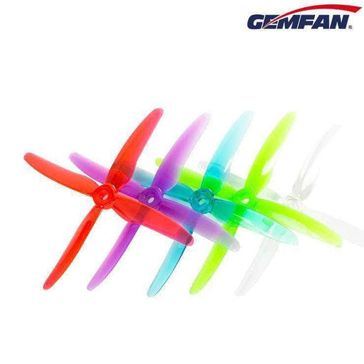 Gemfan Hurricane X 51455 Durable Quad-Blade 5" Prop 4 Pack - Choose Your Color - RaceDayQuads