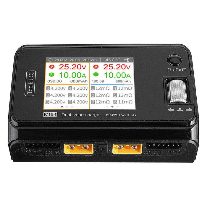 ToolkitRC M6D 500W 25A DC Battery Charger for Sale