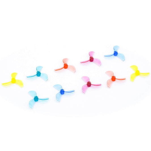 NEWBEEDRONE Prop NewBeeDrone Azi Tri-Blade 31mm Micro/Whoop Prop 8 Pack (1mm Shaft) - Choose Your Color