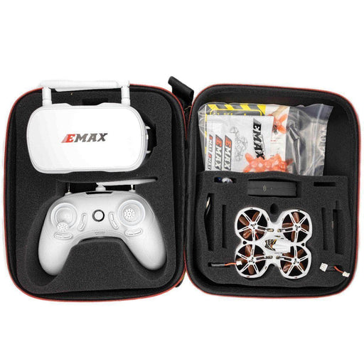 EMAX RTF TinyHawk II  Ready to Fly Kit w/ Googles, Radio Transmitter, Case and 75mm Indoor Racing Whoop Drone - RaceDayQuads