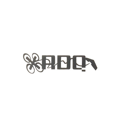 RaceDayQuads Dark Gray RDQ Logo Sticker Decal V2 - Choose Your Color
