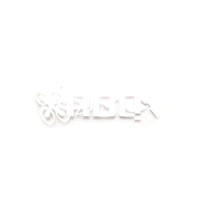 RaceDayQuads White RDQ Logo Sticker Decal V2 - Choose Your Color