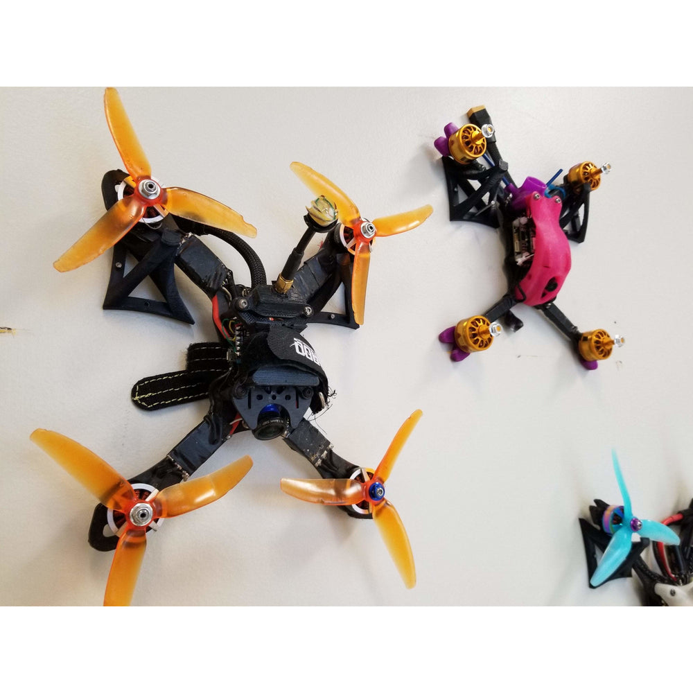 RDQ 3D Printed Products White RDQ Quad Wall Mount - 3D Printed PLA - Choose Your Color