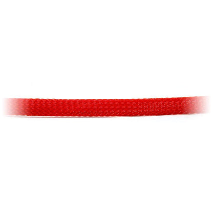 TECHFLEX Hardware Bright Red RDQ 3/8'' x 2ft. Braided Mesh Wire Wrap for ESC and Motor Wires
