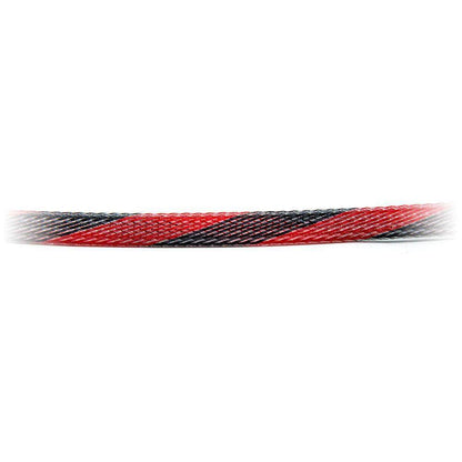 TECHFLEX Hardware Deadpool (Maroon + Black) RDQ 3/8'' x 2ft. Braided Mesh Wire Wrap for ESC and Motor Wires